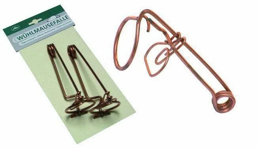 Trappola talpe acciaio 2pz - trappola,